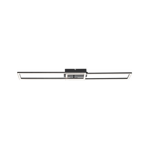 Mennyezeti lámpa fekete 101 cm LED-del