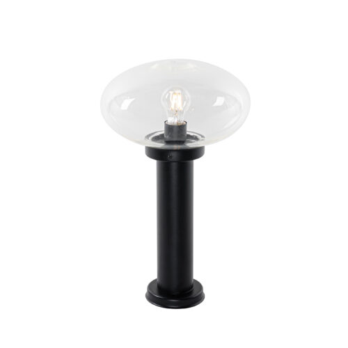Modern kültéri oszloplámpa fekete 50 cm - Elly