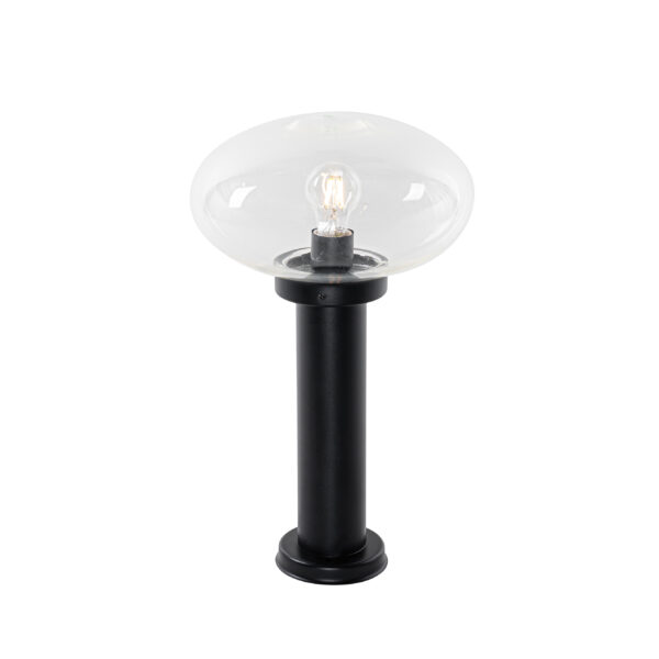 Modern kültéri oszloplámpa fekete 50 cm - Elly