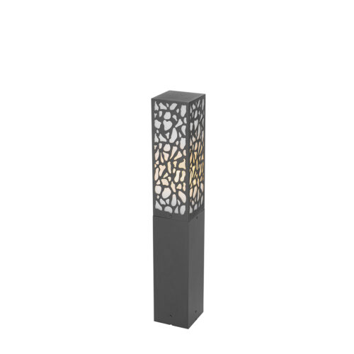 Okos kültéri oszlop fekete 60 cm IP44 Wifi ST64-gyel - Nicole