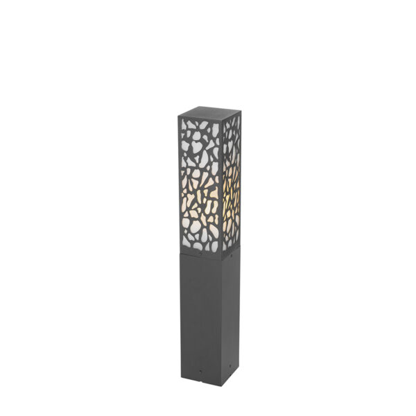 Okos kültéri oszlop fekete 60 cm IP44 Wifi ST64-gyel - Nicole