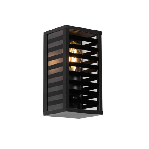 Modern kültéri fali lámpa fekete 26 cm IP44 - Reims