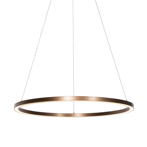 Függőlámpa bronz 80 cm LED-del