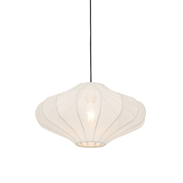 Design függőlámpa fehér selyem 50 cm - Plu