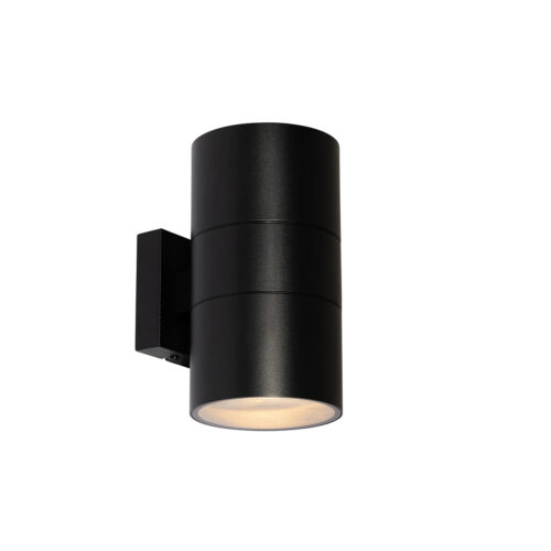 Modern kültéri fali lámpa fekete 2-lámpás AR111 IP44 - Duo