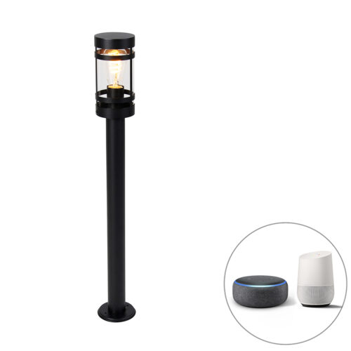 Okos kültéri lámpa fekete 80 cm IP44 Wi-Fi-vel ST64 - Gleam
