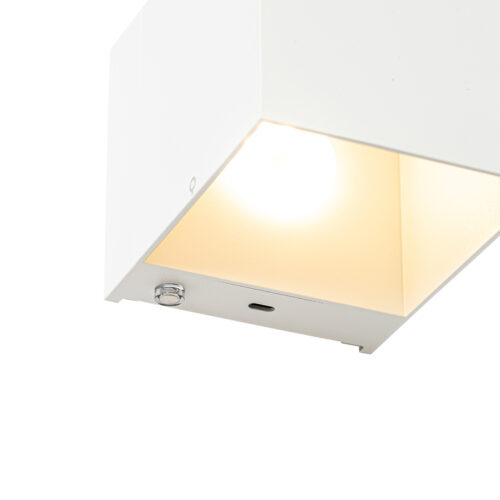 Fali lámpa fehér LED-del és érintőképernyős dimmerrel