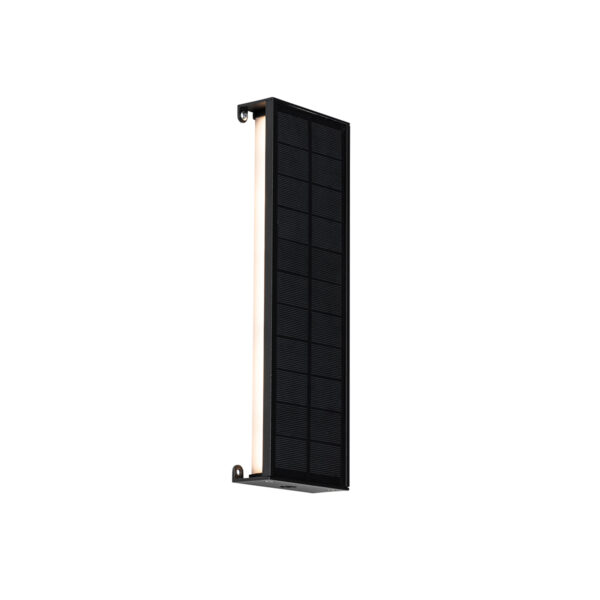 Kültéri fali lámpa fekete 30 cm LED-del