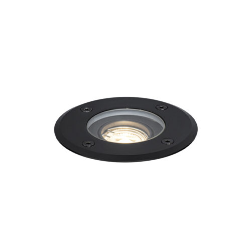Modern kültéri talajszpot fekete 35 mm állítható IP65 - Delux