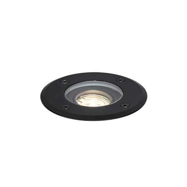 Modern kültéri talajszpot fekete 35 mm állítható IP65 - Delux