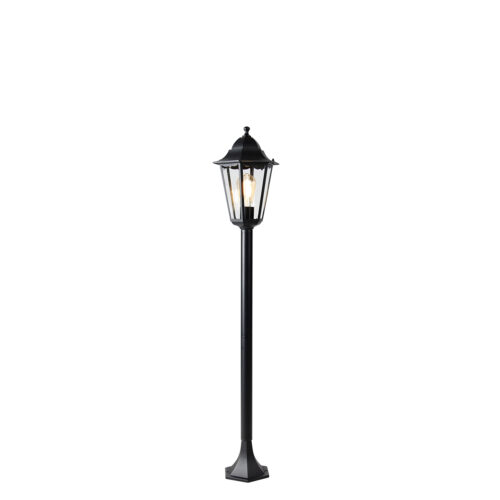 Okos álló kültéri lámpa fekete 120 cm
