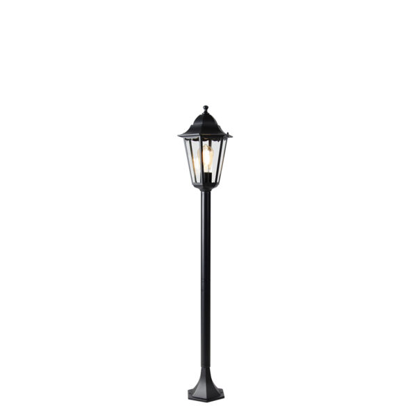 Okos álló kültéri lámpa fekete 120 cm