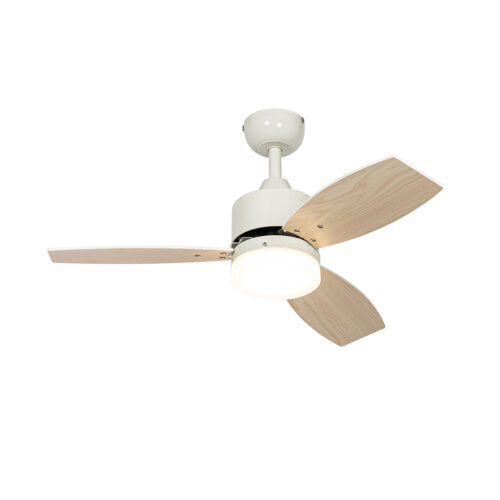Kültéri mennyezeti ventilátor fehér fa mintával 91