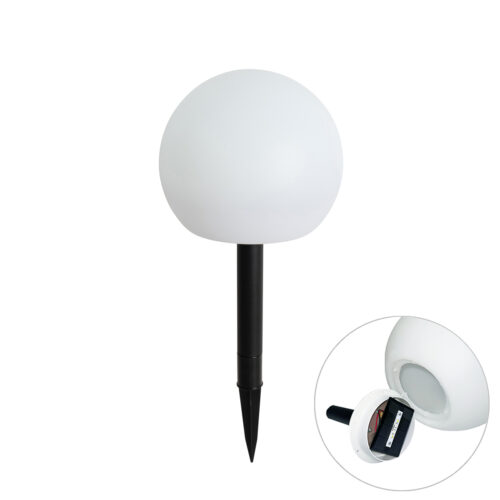 Kültéri lámpa fehér 20 cm LED-del IP44 napelemes RGBW - Ludger