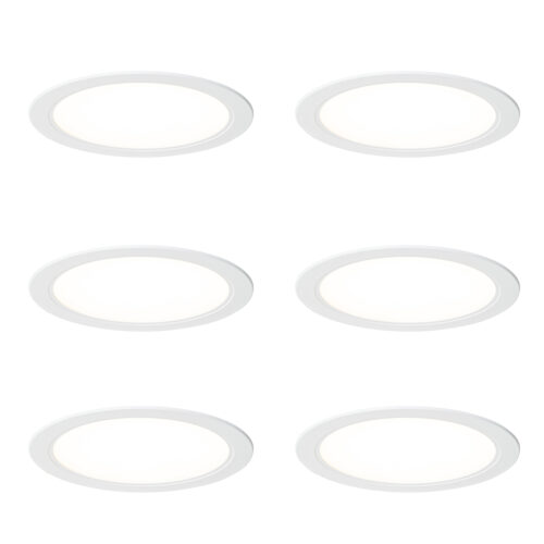 6 db beépíthető LED spotlámpa fehér 17 cm állítható Kelvinnel - Stephanie