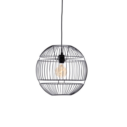 Modern lógólámpa fekete 38 cm - Sphaera
