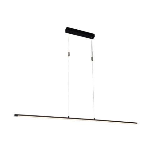 Modern fekete lógólámpa LED-del