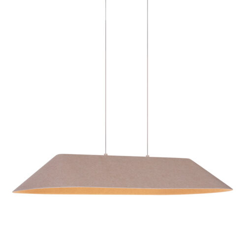 Modern bézs függőlámpa LED-del