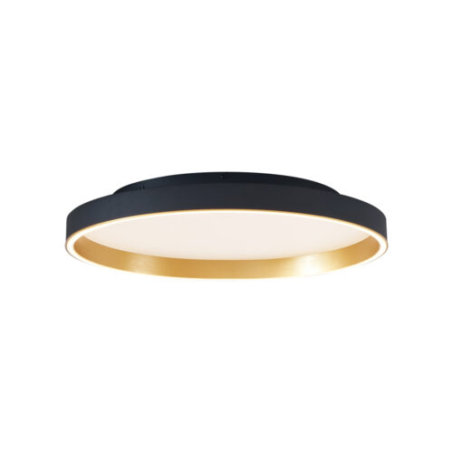 Design mennyezeti lámpa fekete arannyal 60cm LED-del
