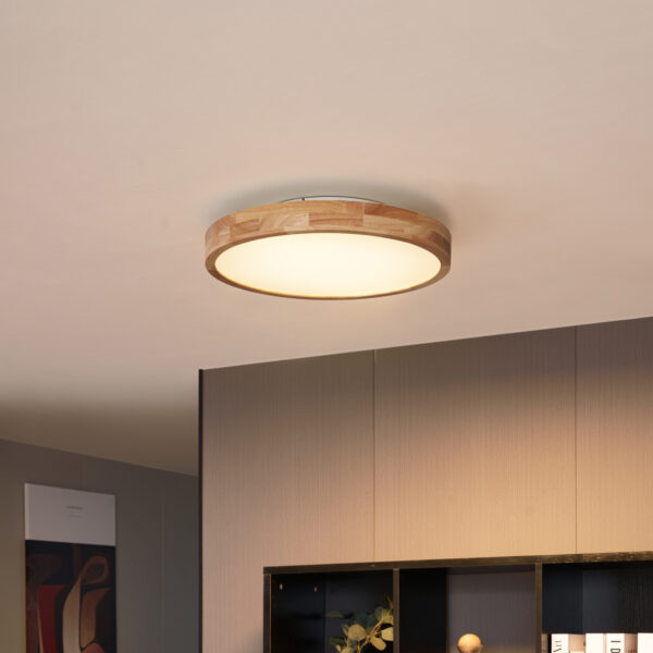 Skandináv mennyezeti lámpa fa 50cm LED-del
