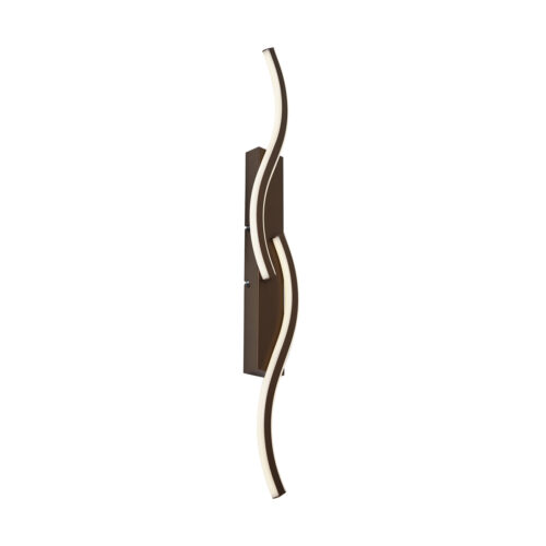 Design fali lámpa sötét bronz 3-fokozatú fényerőszabályozással 2-lámpás - Bummy