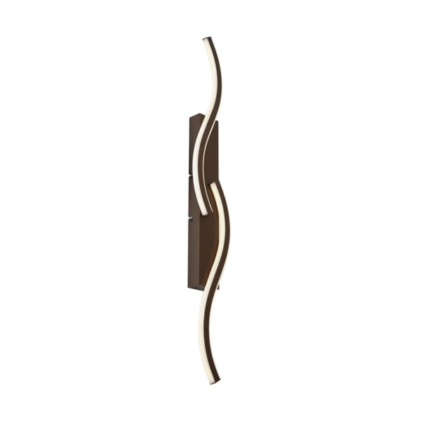 Design fali lámpa sötét bronz 3-fokozatú fényerőszabályozással 2-lámpás - Bummy