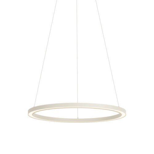 Design függőlámpa bézs 60cm LED-del