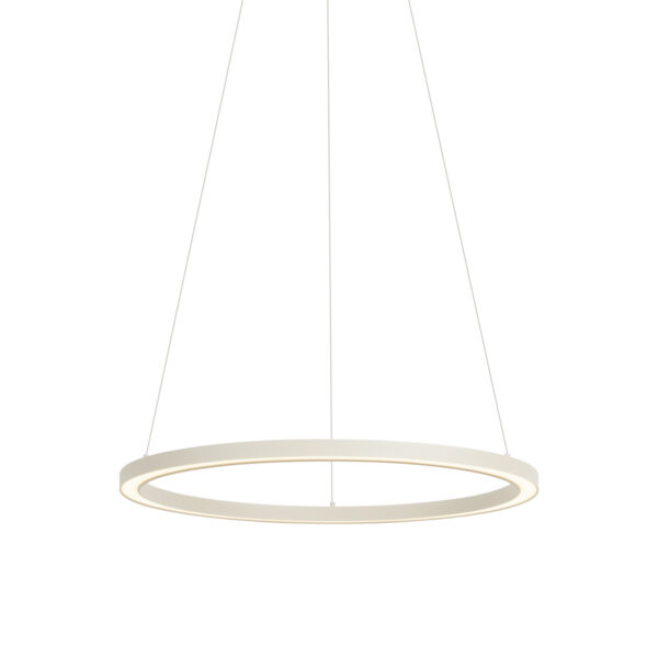 Design függőlámpa bézs 60cm LED-del