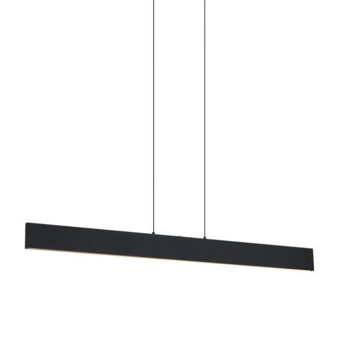 Modern fekete függőlámpa LED-del