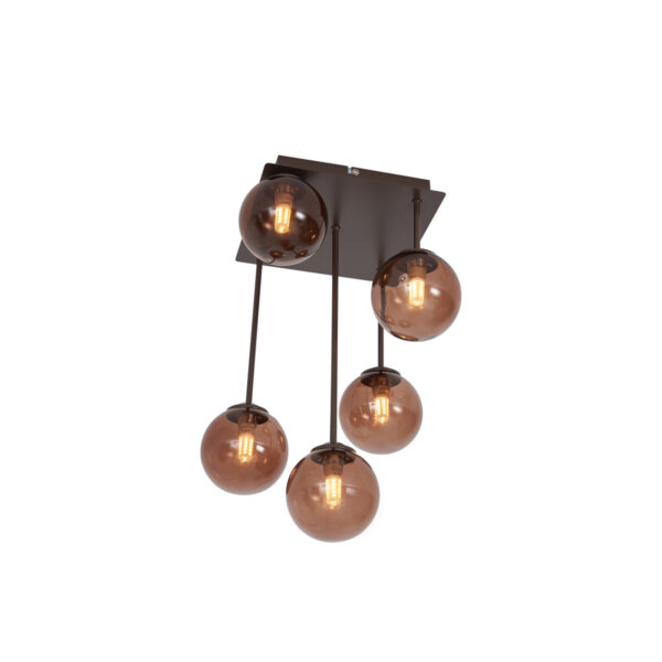 Design mennyezeti lámpa bronz színben