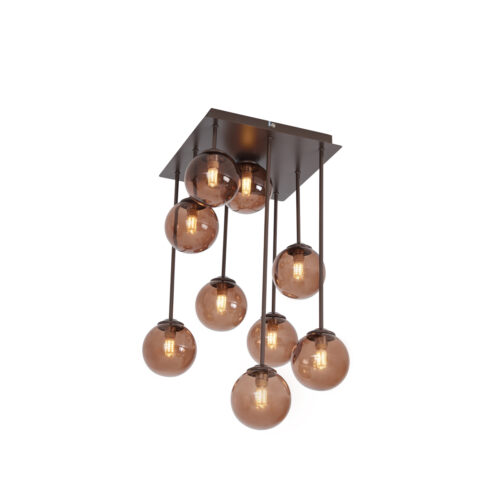 Design mennyezeti lámpa bronz színben