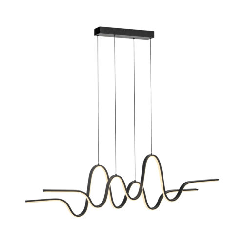 Design függőlámpa fekete