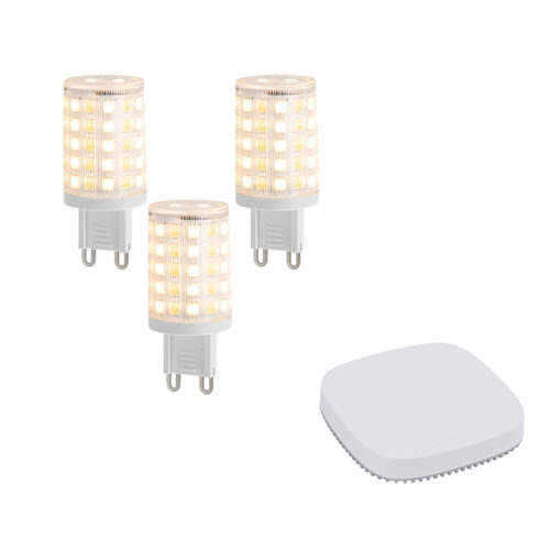 3 db intelligens G9 dimmelhető LED izzó készlet 2