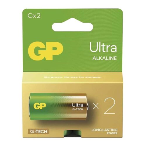2 db alkáli elem C GP ULTRA 1