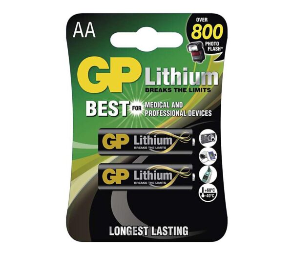 2 db lítium elem AA GP LITHIUM 1
