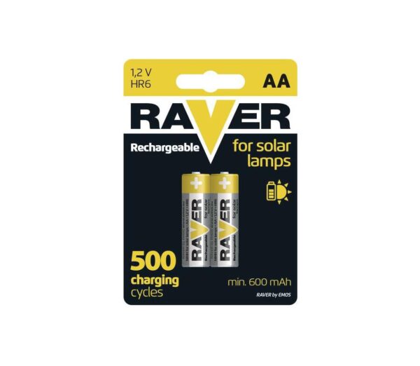 2 db tölthető elem AA RAVER NiMH/1