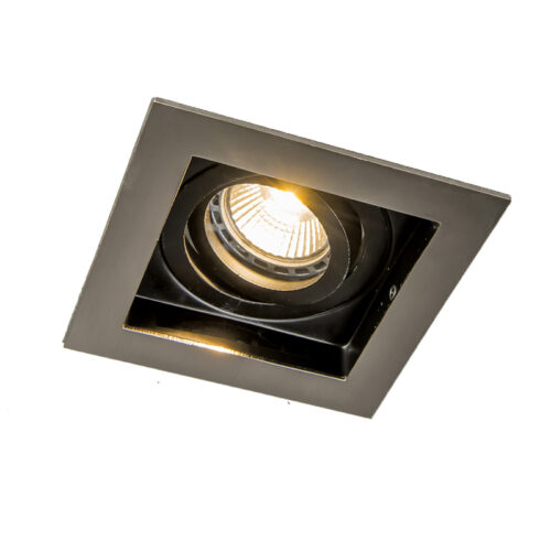 Beépített reflektor acél fekete - Carree 1