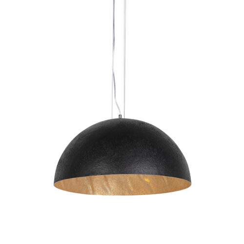 Ipari függőlámpa fekete arannyal 50 cm - Magna
