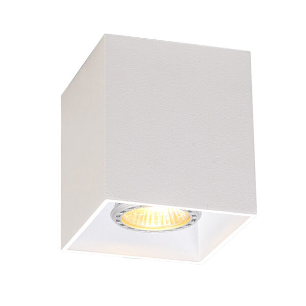Modern reflektor lámpa fehér - Qubo 1