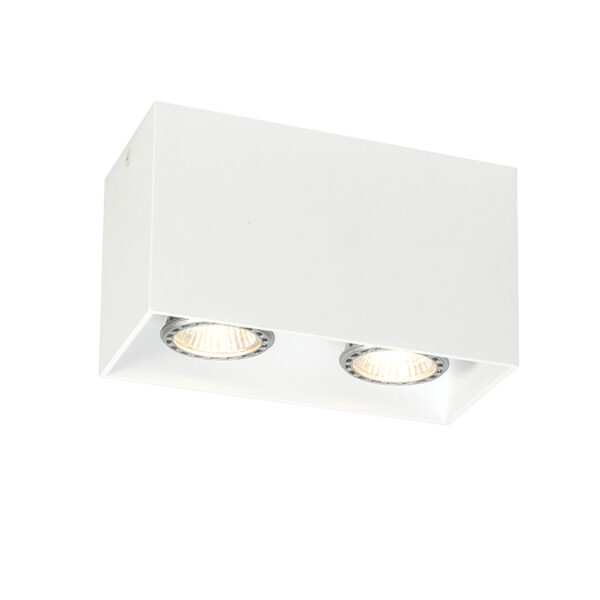 Design spotlámpa fehér - Qubo 2