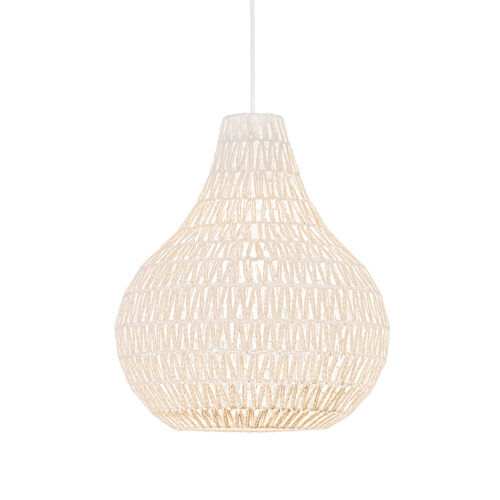 Skandináv lógólámpa fehér 45 cm - Lina Drop