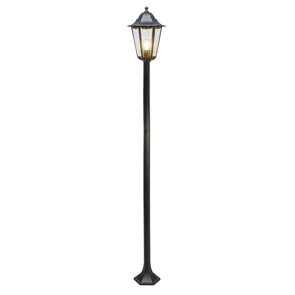 Klasszikus kültéri állólámpa fekete 170 cm IP44 - New Orleans 1