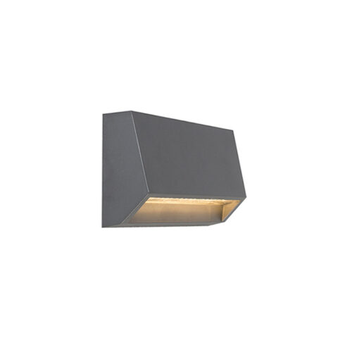 Modern kültéri fali lámpa sötétszürke LED-del IP65 - Sandstone 2