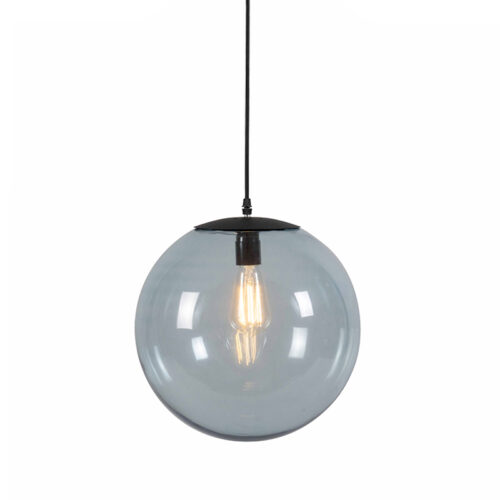 Art Deco függőlámpa szürke 35 cm - Pallon