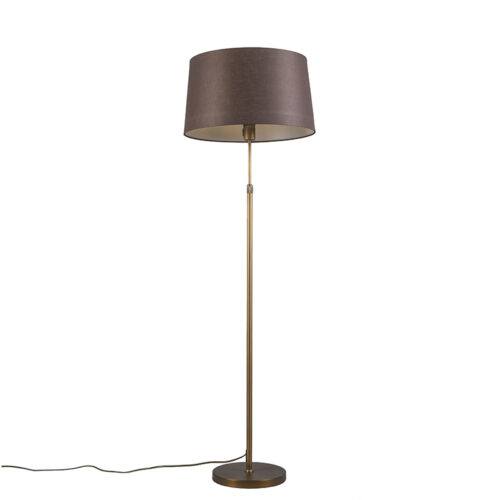 Állólámpa bronz barna árnyékolóval 45 cm állítható - Parte