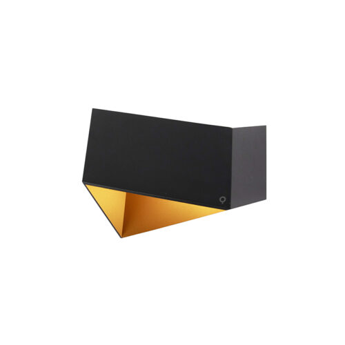 Design fali lámpa fekete arannyal - Fold
