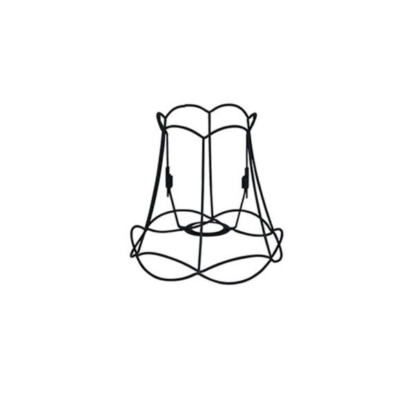 Fém lámpabúra fekete 20/19 - Granny Frame
