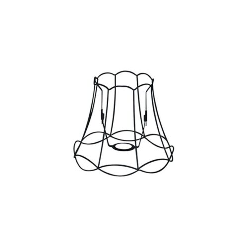 Fém lámpabúra fekete 25/21 - Granny Frame