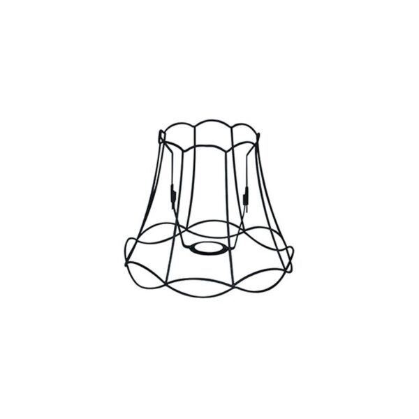 Fém lámpabúra fekete 25/21 - Granny Frame