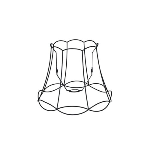 Fém lámpabúra fekete 40/31 - Granny Frame